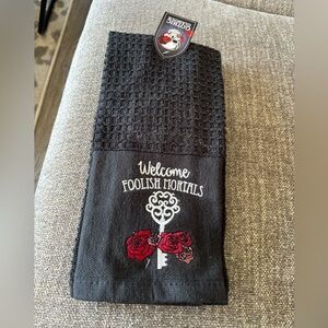 ⭐️Welcome Foolish Mortals Haunted Mansion Hand Towels 2 Pack